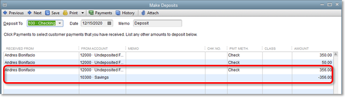 QuickBooks > 8. Receive payment from customer Management > worddave1aa1c7e5ad5530389bdd41972040c81.png